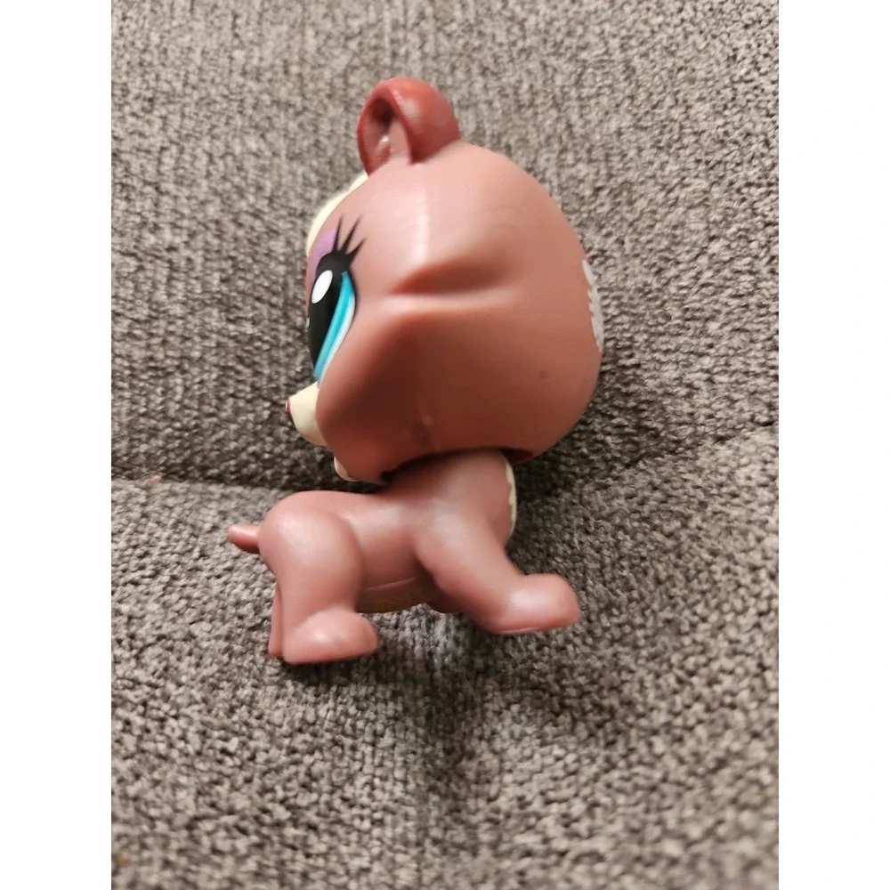 Littlest Pet Shop LPS #2107 Red Squirrel Brown Purple Eyes Nutty Tail Authentic